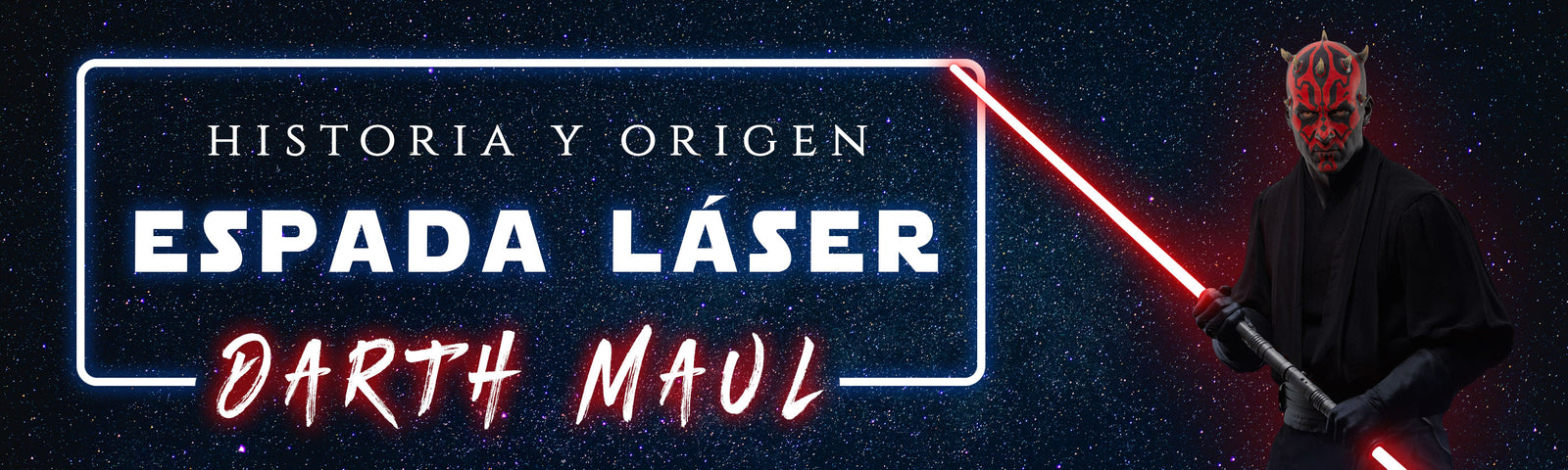 Doble espada láser de Darth Maul