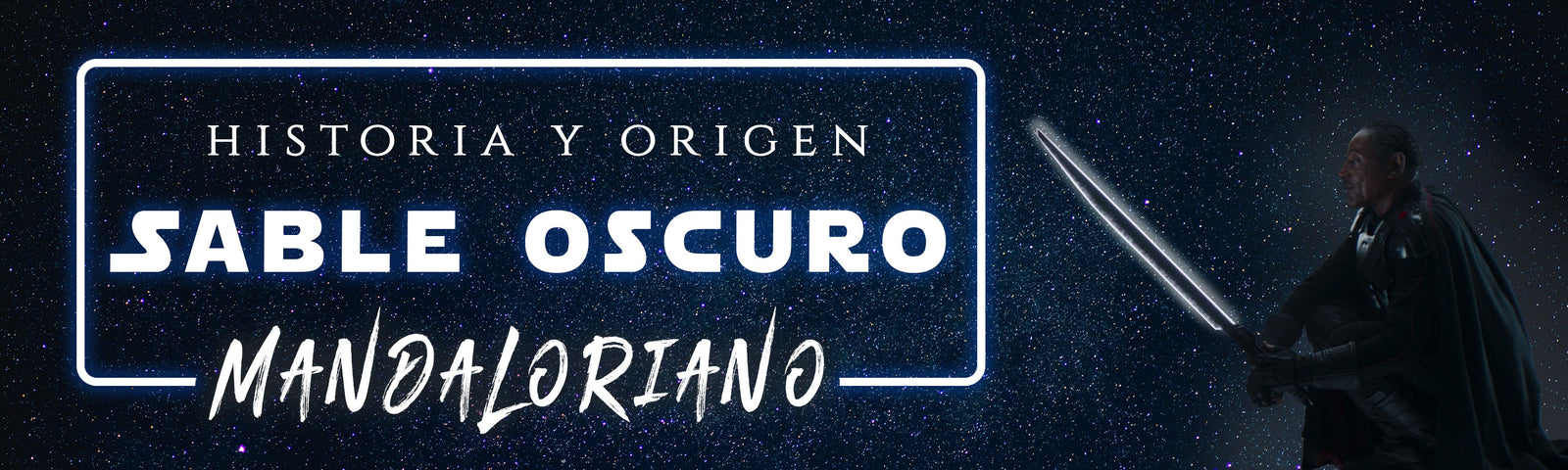 Espada láser negra o sable oscuro